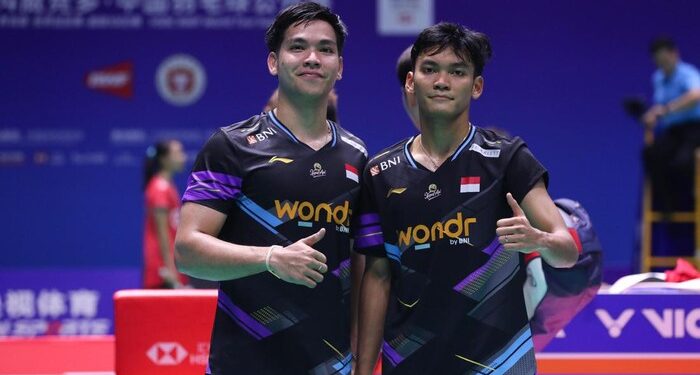 Ganda Putra Indonesia Pastikan Satu Tiket Semifinal di Japan Masters 2024
