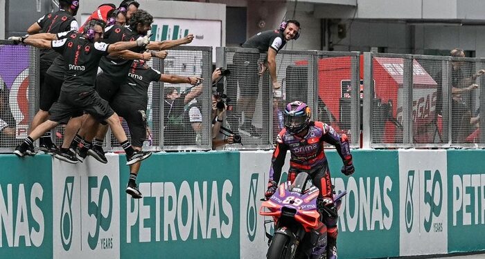 Jorge Martin Menang di Sprint Race Malaysia, Butuh 9 Poin Lagi untuk Juara Dunia MotoGP 2024