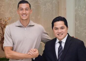 Jay Idzes Bela Erick Thohir dari Hujatan: “Kami Selalu Dapat Dukungan Terbaik”