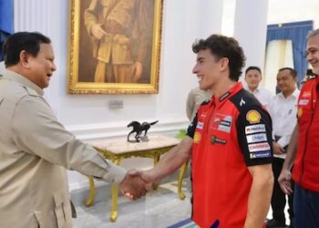 Prabowo Sambut Marc Marquez di Istana, Dorong Sport Tourism dan Regenerasi Pembalap Indonesia