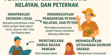 Program Makan Bergizi Gratis Gerakkan Ekonomi Petani, Nelayan, dan Peternak