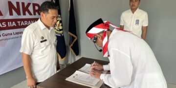 Napiter di Lapas Tarakan Ikrar Setia NKRI, Bukti Keberhasilan Pembinaan Spiritual dan Kebangsaan