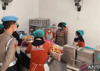 SPPG Santua Barangin Pastikan Ompreng Makan Bergizi Pelajar Aman dan Higienis