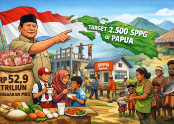 Serapan Anggaran MBG dan Tantangan Besar Mewujudkan 2.500 SPPG di Papua