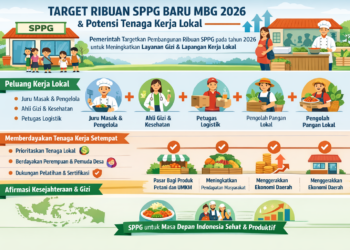 Target Ribuan Pembangunan SPPG Baru MBG Tahun 2026 dan Potensi Tenaga Kerja Lokal