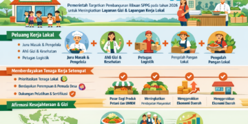Target Ribuan Pembangunan SPPG Baru MBG Tahun 2026 dan Potensi Tenaga Kerja Lokal