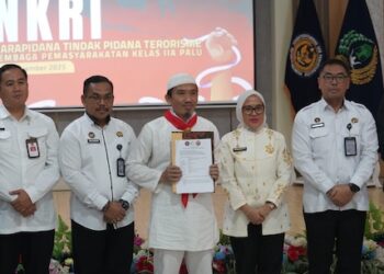 Pernah Jadi Anggota NII, Napiter di Lapas Palu Ikrar Setia NKRI