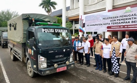 Pemprov Aceh Turunkan 3.000 ASN Jadi Relawan di Lokasi Banjir dan Longsor