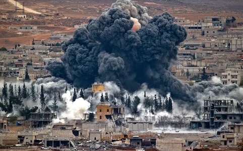 Serangan Udara AS Hantam Puluhan Target ISIS di Suriah Tengah