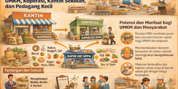 Rantai Pasokan MBG: UMKM, Koperasi, Kantin Sekolah, dan Pedagang Kecil sebagai Tulang Punggung Ekonomi Sosial
