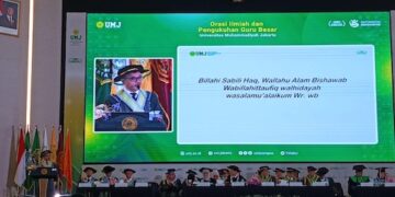 Orasi Guru Besar UMJ Prof Sri Yunanto Bahas Tantangan Berat Indonesia Menuju Negara Maju 2045
