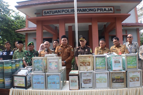 302 Kotak Amal Terindikasi Jaringan Radikal di Muaro Bungo Ditertibkan