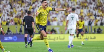 Ronaldo Cetak Gol, Al Nassr Tumbangkan Al Ahli 2-0