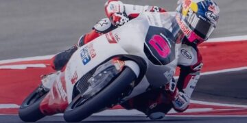 Sensasional di Moto3 Spanyol, Start Posisi 17 Veda Ega Pratama Finis 6