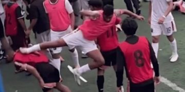 Laga EPA U-20 Ricuh, Eks Bintang Timnas U-17 Lancarkan Tendangan Kungfu