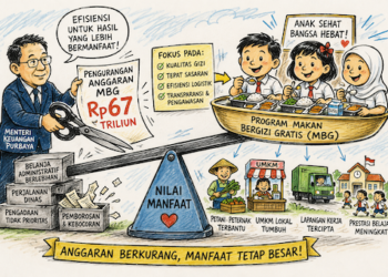 Pengurangan Anggaran MBG dan Nilai Manfaat: Menjaga Efektivitas Program, Bukan Sekadar Besaran Angka