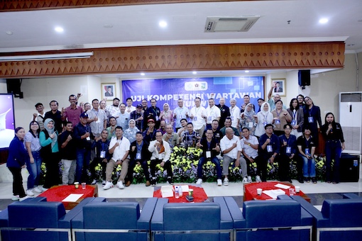 32 Peserta UKW PWI Jaya Angkatan ke-65 Seluruhnya Kompeten