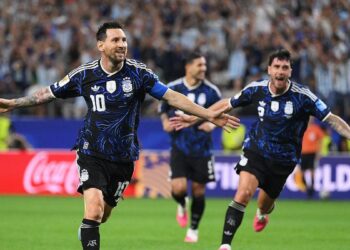 Messi Cetak Gol, Argentina Sempurnakan Fase Grup Usai Kalahkan Yordania 3-1