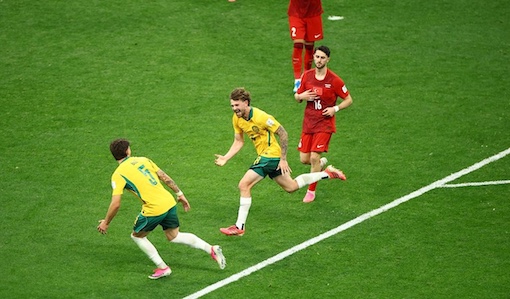 Australia Tampil Efektif, Tundukkan Turki 2-0 dan Raih Tiga Poin Perdana di Piala Dunia 2026