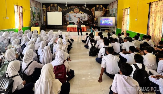 Siswa SMP di Gorontali Diberi Penguatan Pemahaman Ancaman Radikalisme Digital