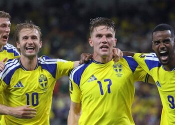 Swedia Tampil Superior, Hajar Tunisia 5-1 dan Rebut Puncak Grup F