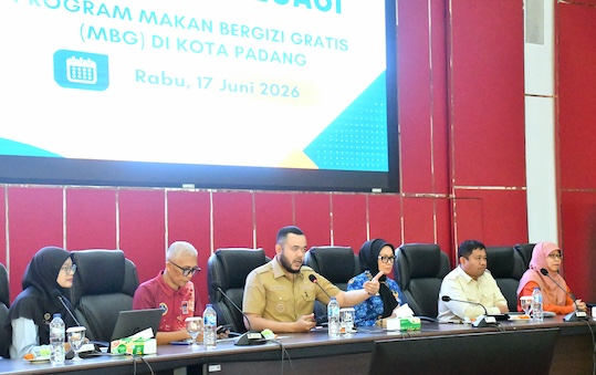 Pemkot Padang Perkuat Program MBG, Dorong UMKM dan Petani Masuk Rantai Pasok Pangan