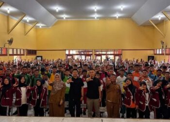 Ratusan Murid Baru di Pekanbaru Diedukasi Kenali Bahaya IRET Sejak Dini