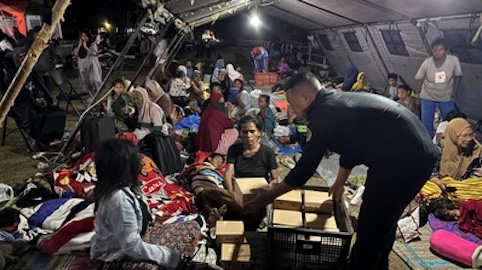 71 Dapur MBG Dialihkan Bantu Pengungsi Gempa NTT
