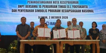 15 Kampus di DIY Jadi Garda Depan, BNPT Jadikan Yogyakarta Pilot Project Ketahanan dari Radikalisme